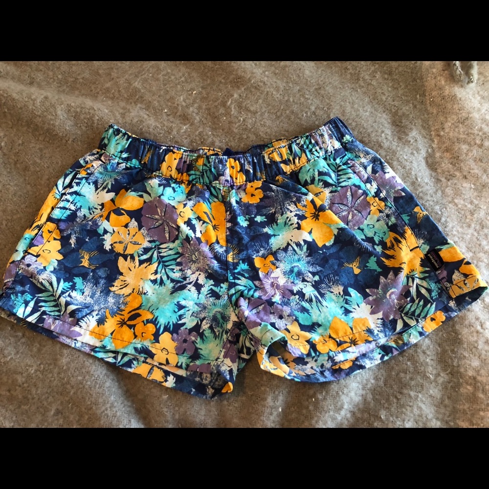 Floral Patagonia Barely Baggies Size Small